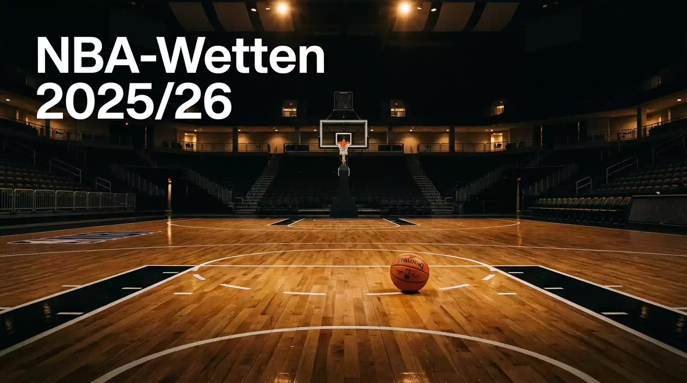 Datenvisualisierung des deutschen NBA-Wettmarkts 2025/26 mit GGL-Whitelist-Statistik und Wettsteuer-Mechanik